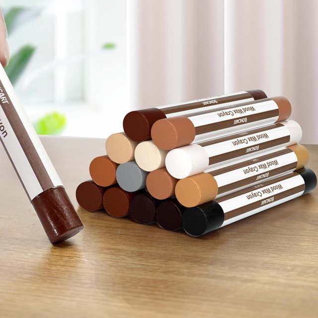 Juego de 12 lápices de cera Boncart Wood Filler Sticks