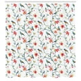 thumbnail image 3 of Ambesonne Watercolor Shower Curtain, Retro Birds on Branches, 69"Wx84"L, Multicolor, 3 of 3
