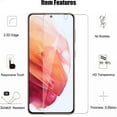 thumbnail image 6 of UZWZW (4+2) for Samsung Galaxy S21 5G (4 Pack) Tempered Glass HD Clear Screen Protector with (2 Pack) Camera Lens Protector, 6 of 7
