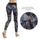 thumbnail image 5 of Pantalones de yoga para mujer Leggings deportivos Pantalones de entrenamiento de fitness sin costuras estampados (L, verde camuflaje), 5 of 8