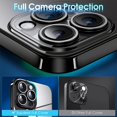 thumbnail image 2 of Crystal Clear Case for iPhone 15 Pro Max, [Not Yellowing] [Camera Protection] [Military Grade Drop Tested] Transparent Shockproof Protective Phone Soft Silicone Slim Cover, 6.7", Black, 2 of 16