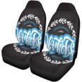 thumbnail image 1 of RYLABLUE Set of 2 Car Seat Covers Tree Ring Universal Auto Front Seats Protector Fits for Car,SUV Sedan,Truck, 1 of 5