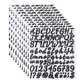 thumbnail image 1 of 984 Pieces Vinyl Letter Stickers, 12 Sheets 1 Inch Black Self-Adhesive Cute Alphabet Stickers for DIY Craft, 1 of 5