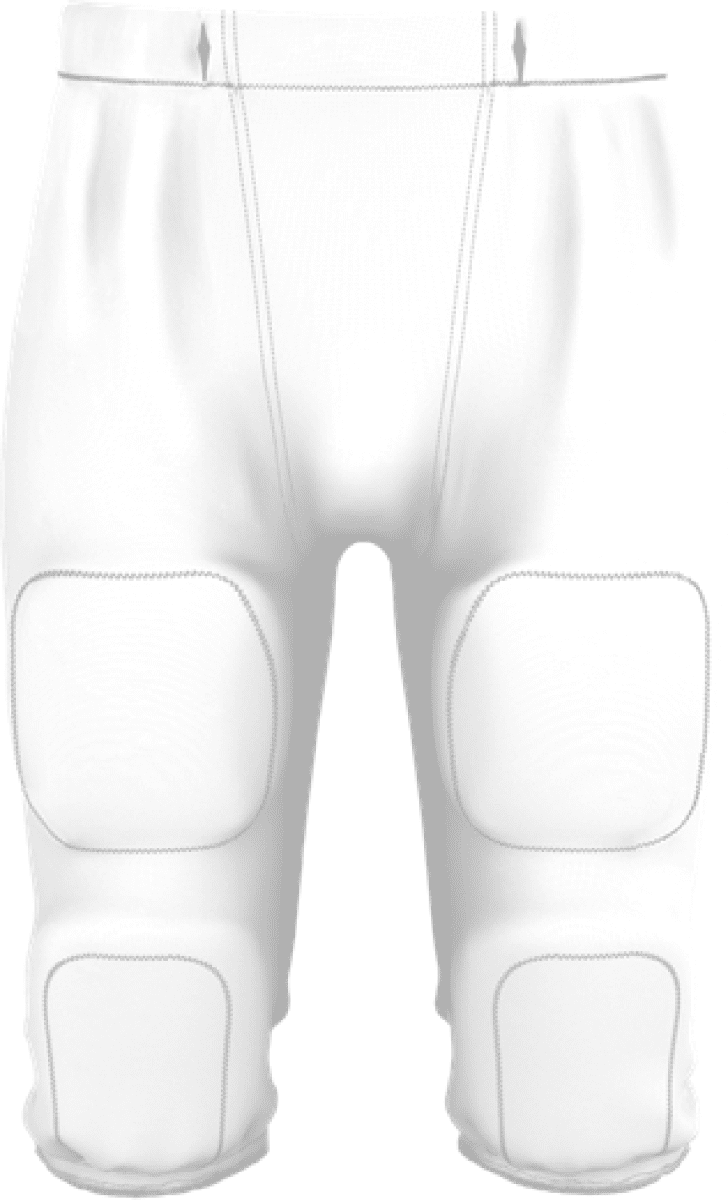white medium rawlings titanium adult football pants 