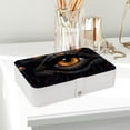 thumbnail image 6 of Eyeball PU Leather Necklace Organizer Jewelry Boxes Display Case with Removable Compartment, Portable, 6 of 6
