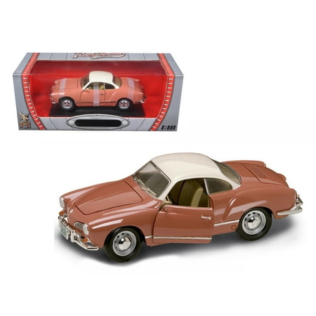 Karmann Ghia Bumpers - 1966 Volkswagen Karmann Ghia Coral 1/18 Diecast Model Car by Road Signature