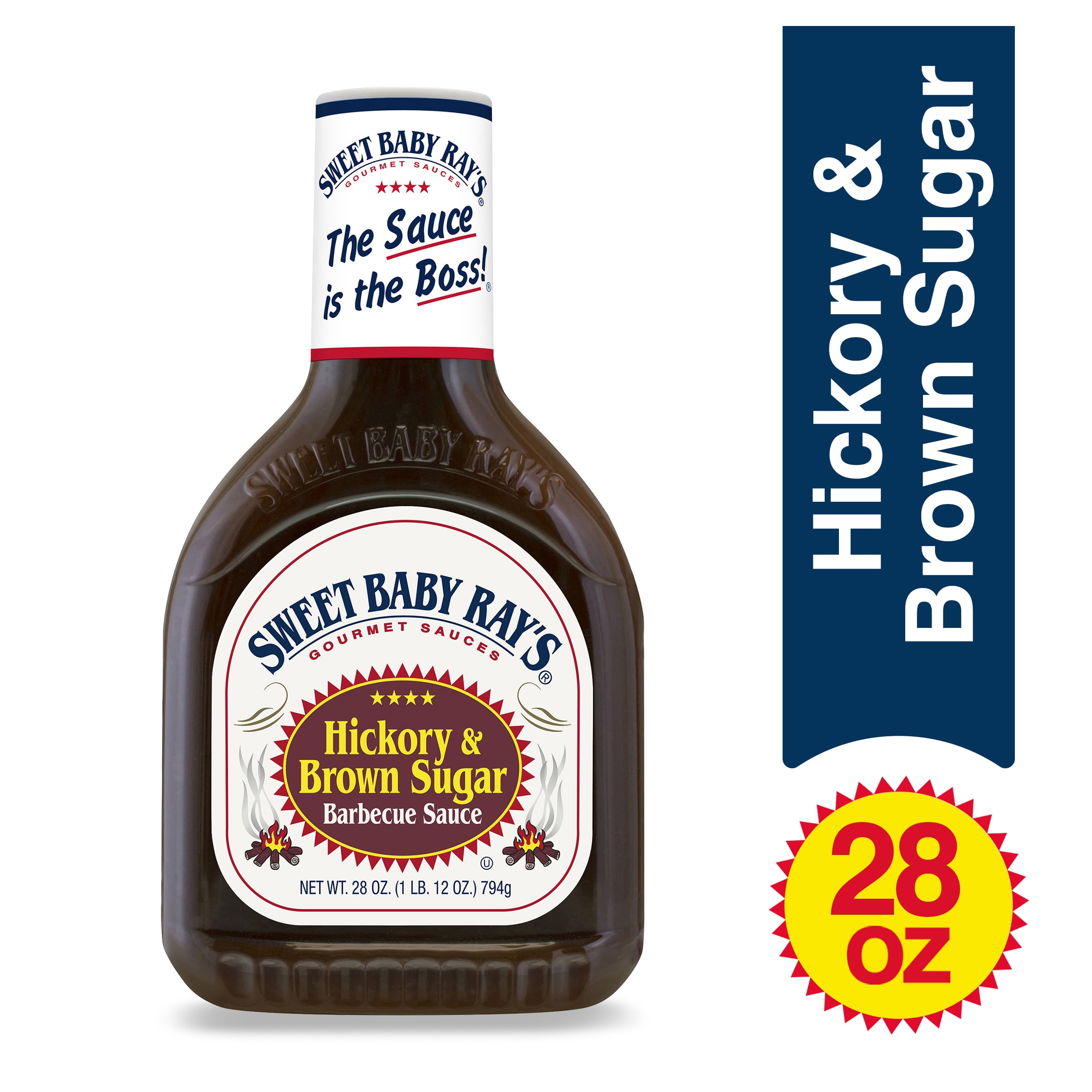 Sweet Baby Ray's Hickory & Brown Sugar Barbecue Sauce, 28 oz.
