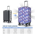 thumbnail image 6 of Balery Luggage Cover flower Skull cartoon Print Suitcase Covers for Luggage Elastic Washable Suitcase Protector Fits 18-32 Inch Luggage-Small, 6 of 9
