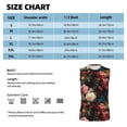 thumbnail image 5 of Goofa Rose Flowers Printed Men's Sleeveless T-Shirt - Athletic Gym Workout Tank Top for Men - Moisture-Wicking, UPF 30+ Quick-Dry Muscle Tee-Small, 5 of 8