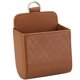 thumbnail image 1 of 1 bolsa de almacenamiento para coche, caja organizadora de cuero para colgar en el salpicadero, caja organizadora de gafas, soporte para teléfono, organizador de almacenamiento, accesorios marrones p JAMW Sencillez, 1 of 5