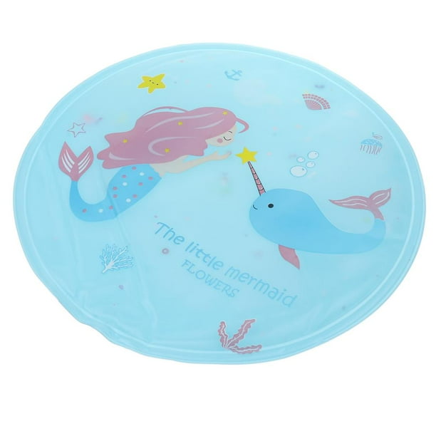 Almohadil forma forma Enfriamiento Para Mujeres, Niñas Y Mascotas - Cojín De Asiento De Frío Para Verano - Diámetro 35 Sirena 02 Yinane Estera de gel de enfriamiento