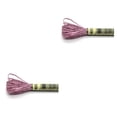 thumbnail image 4 of Matsuzay Hilo de cableado de punto de cruz Fibra de poliéster No es fácil de desvanecer Línea de bordado doble mercerizado Cuerda de lingotes Rosa PúrpuraE316 2piezas, 4 of 6