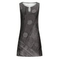thumbnail image 4 of Womens Round Neck Sleeveless Printed Dress, 4 of 4
