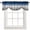 Blue, variant on Fsddascl Navy Blue Gray Ombre Tie Up Valance Curtains for Windows, Kitchen Curtains Window Treatments, Modern Gradient Abstract Art Short Window Shades Valances for Bedroom Bathroom Cafe 42"x18"