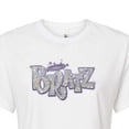 thumbnail image 3 of Bratz - Bling'd Out Logo - Juniors Cropped Cotton Blend T-Shirt, 3 of 5