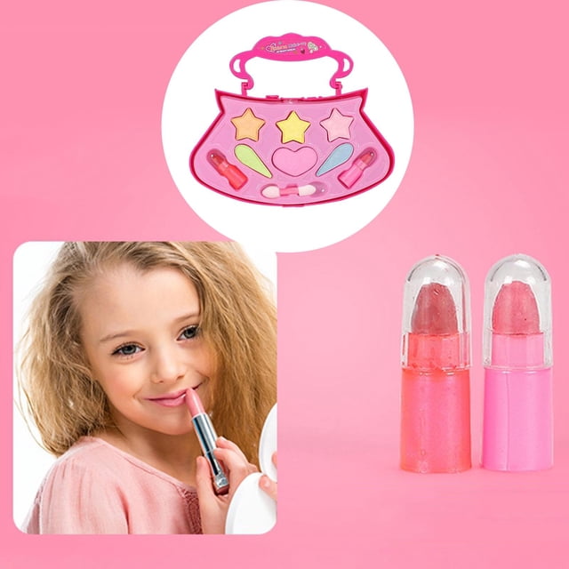 de maquillaje la ños, de maquillaje, de de juguete de maquillaje regalos ñas-prueba de seguridad - 2 CUTICAT estuche de maquillaje para niñas