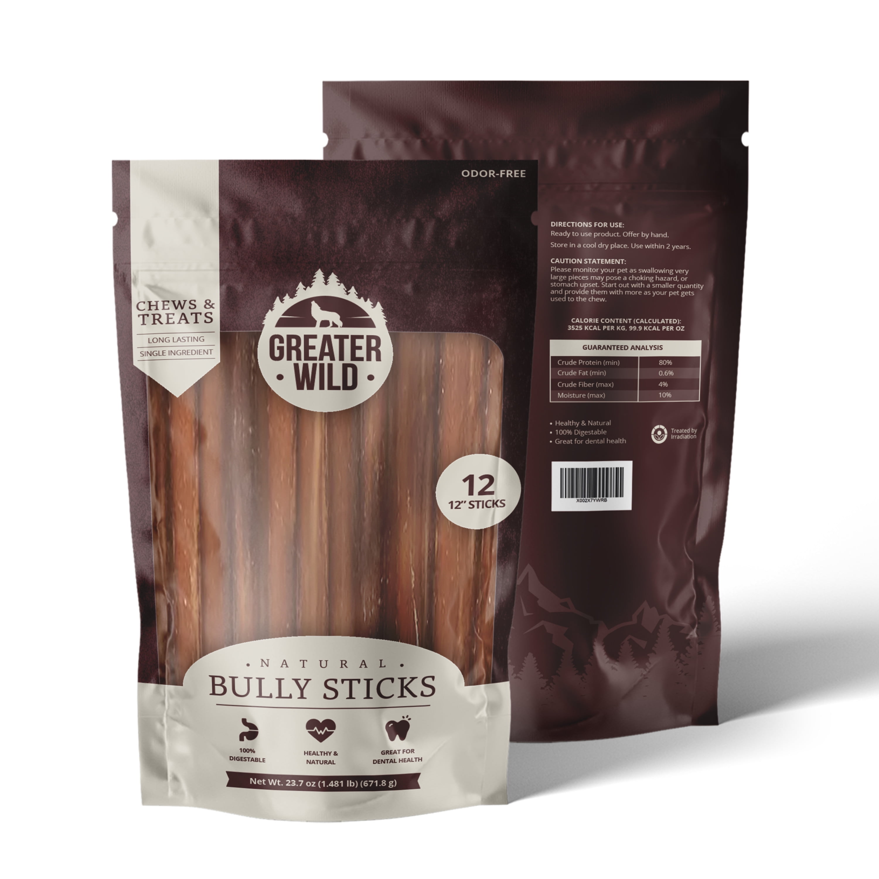 bully stick fat content