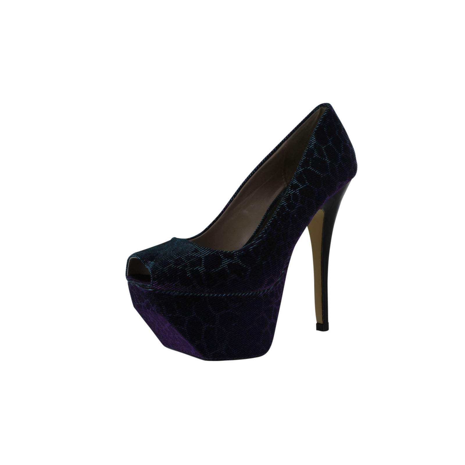 High Heel Pumps Shoes, Blue 