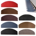 thumbnail image 5 of OIUR Stair Carpet Semicircular Stair Mat Anti-Slip Bottom Stair Protector Thick Absorbent Stair Treads Mat Protects Stairs for Home Kids Safety, 5 of 7