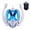 White Blue_L/XL, variant on Snorkeling Mask Double Tube Silicone Full Dry Diving Mask Adult Swimming Mask Diving Goggles Self Contained Underwater Breathing ,Portable and lightweight
