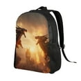 thumbnail image 2 of Haiem Castle Cool Fire Dragon Backpack - Stylish and Durable 15-inch Laptop Backpack with Waterproof Oxford Fabric, 2 of 8