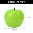 thumbnail image 4 of Tripumer 6 Pcs Plastic Lifelike Fake Fruit Apple Fake Apple Artificial Fruits Apple Faux Apple for Home Kitchen Cabinet Decor Photography Prop Green, 4 of 8