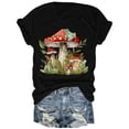 thumbnail image 1 of TINZ Mode Décontractée pour Femmes T-Shirt à Manches Courtes Col Rond Imprimé Drapeau Manches Longues Pack de Chemises Athlétiques pour Femmes, 1 of 2