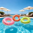 thumbnail image 7 of WWC Donut Pool Float, 29 inch Inflatable Swimming Ring, Thick PVC Water Swim Tube for Adults and Kids, Summer Beach Party Decor, 7 of 7