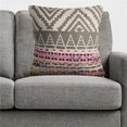 thumbnail image 1 of LR Resources PILLO07350MLTIIPL Coussin Carré Géométrique - Multi Couleur, 1 of 4