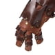thumbnail image 5 of Guantes góticos Hugo Steampunk Para hombre de cuero marrón sin Dedos, 5 of 5