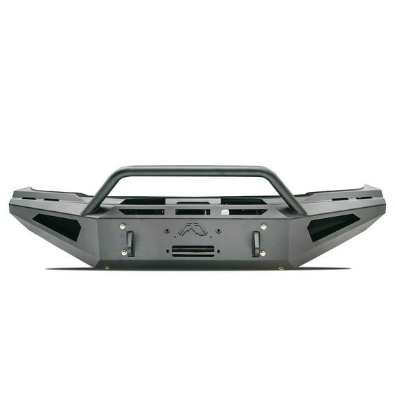 Fab Fours Dr19 Rs4462 1 Red Steel Front Bumper Fits 19 22 2500 3500 Fits select: 2019-2023 RAM 2500, 2019-2023 RAM 3500