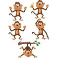 thumbnail image 2 of Monkey Wall Decal by Wallmonkeys Peel and Stick Graphic (24 in H x 17 in W) WM214393, 2 of 4