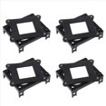 thumbnail image 1 of 4X Black Plastic CPU Fan Mounting Bracket Base for Socket 478,4 x CPU Bracket Base for 478 P4,Black, 1 of 5