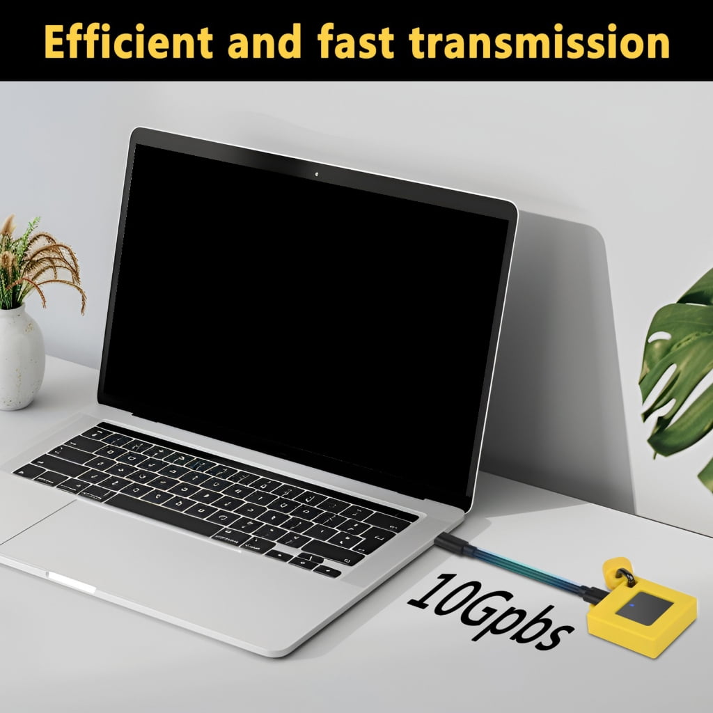 AOOOWER Portable M.2 NVMe SSDs Protector USB C 10Gbps Enclosure for Smartphone