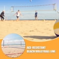 thumbnail image 3 of sunsanly 6Pcs Beach Volleyball Lines Outdoor Volleyball Boundary Lines Volleyball Court Webbing with Ground Nails, 3 of 8