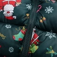 thumbnail image 5 of 1-6Y Toddler Baby Hooded Fleece Lined Down Jacket Christmas Boys Girls Kids Thicken Warm Winter Puffer Coat Outerwear, 5 of 12