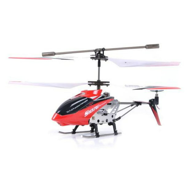 Syma S107/S107G 3 Channel RC Helicopter with Gyro - Red - Walmart.com ...