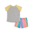 thumbnail image 2 of Wonder Nation Girls Short Sleeve and Short Pajamas Set, 2-Piece, Sizes 4-18 & Plus, 2 of 3