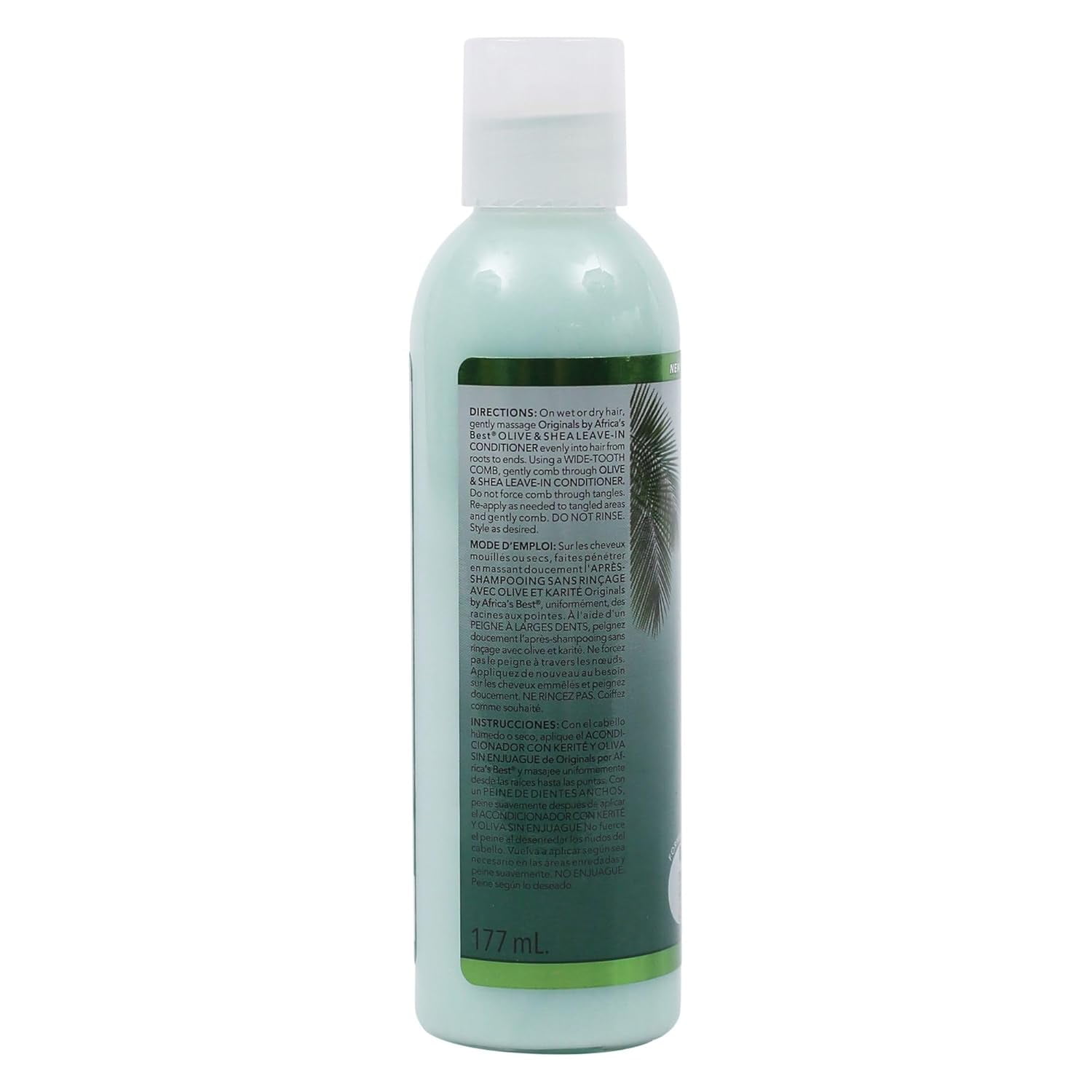 Africa's Best Organic Olive Oil Leave In Conditioner, 6 Oz.,Pack of 3