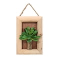 thumbnail image 2 of Ludlz Wall Hanging Planter Succulent , Decorative Freestanding Mount Holder for Air Plants,Artificial Succulent Beautiful Realistic Cute Wall Hanging Potted Simulation Succulent for Indoor, 2 of 8