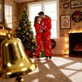 thumbnail image 5 of HYCLES Christmas Couple Pajamas Sets Holiday Sleepwear Matching Christmas Pjs Long Sleeve, 5 of 7