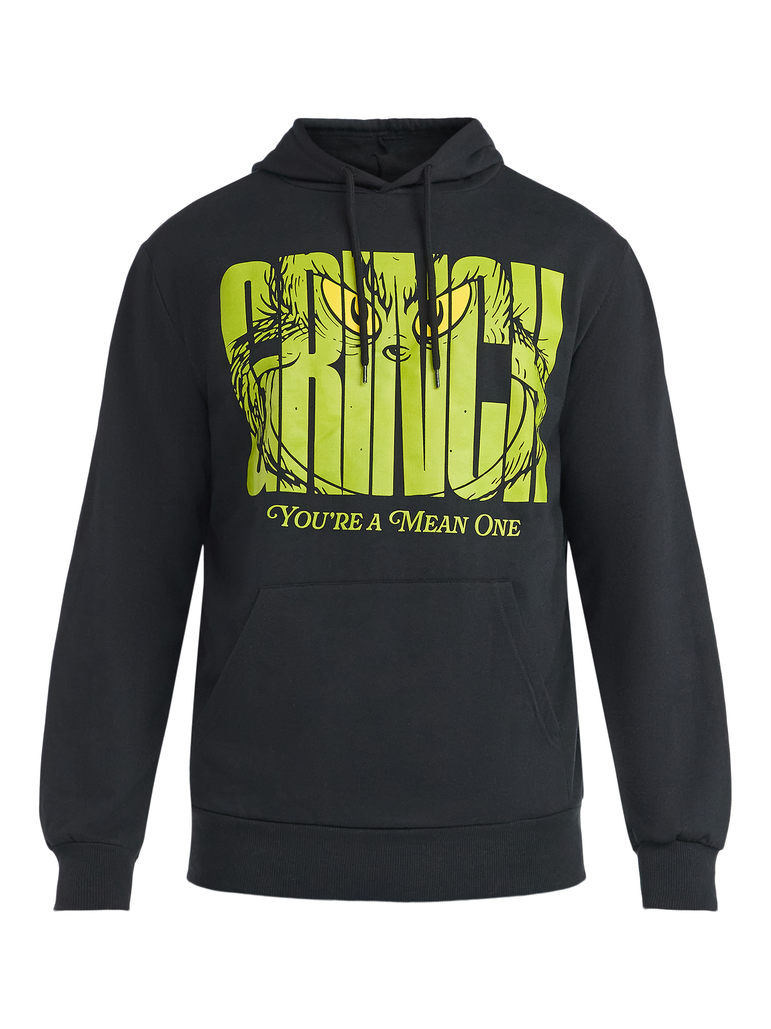 The Grinch Men's and Big Men's Cotton Mean One Graphic Hoodie, Sizes S-3XL