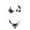 R, variant on WTXUE Bathing Suit Bikini Set High Waist Swimsuit Two Swimsuit Printed Triangle Neck Bikini Slim Swimsuit Sets (Women's)