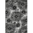 thumbnail image 2 of Unique Loom 3138664 5 x 8 ft. Grand Sofia Rectangular Rug, Black, 2 of 5
