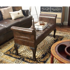 Decmode Traditional 26 X 53 Inch Wood And Iron Cleopatra Storage