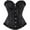 Black, variant on LEKODE corset tops for women overbust corset tops for women women's bustiers & corsets mens shawl Women Lace Off Shoulder Corset Bustier Boned Overbust Corset Bodyshaper Lingerie Top Beige 3XL