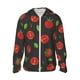 thumbnail image 1 of Fotbe Tomatoes1 Chaqueta con Protección Solar UPF 50+ para Hombre y Mujer, Camisa con Capucha y Bolsillos-Medium, 1 of 7