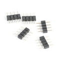 thumbnail image 2 of 4 Pin Wire Cable  4pin Connector Cable  4pin Connector Wire Cable 10Pcs 4Pin Male   Female Connector Wire Cable For 3528 5050 SMD LED Strip Light, 2 of 8