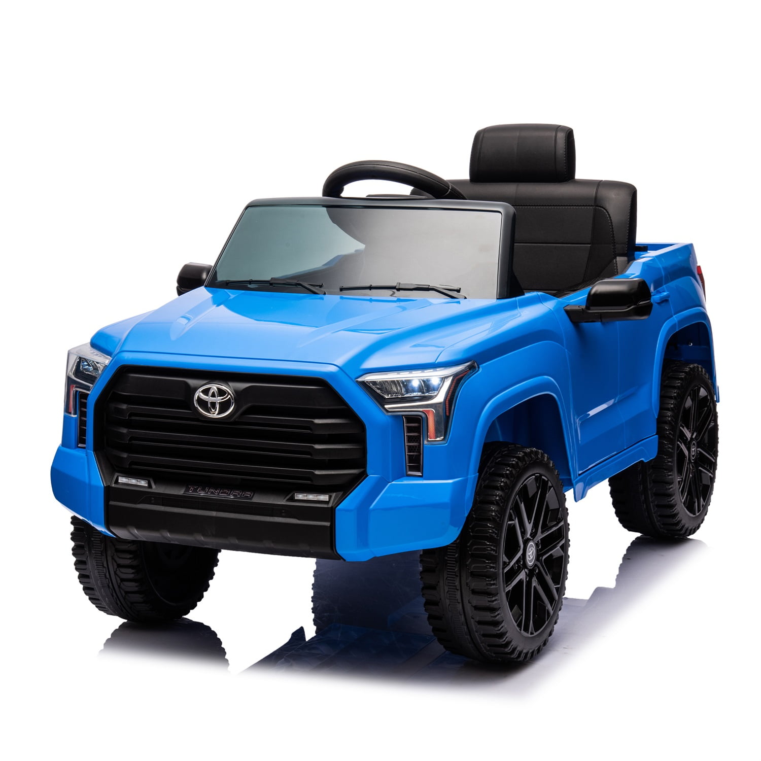CIPACHO 12V Kids Electric Ride On Car Toy, Licensed Toyota Tundra Pickup with Parental Remote Control, 3 Speed Adjustable, Blue