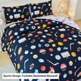 thumbnail image 7 of URBONUR Sports Kids Comforter Sets Twin Basketball Baseball Bedding Set for Boys 3Pcs Football Bed Sets Soft Microfiber Bedding Comforter Sets, 7 of 7